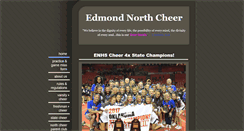 Desktop Screenshot of edmondnorthcheer.com